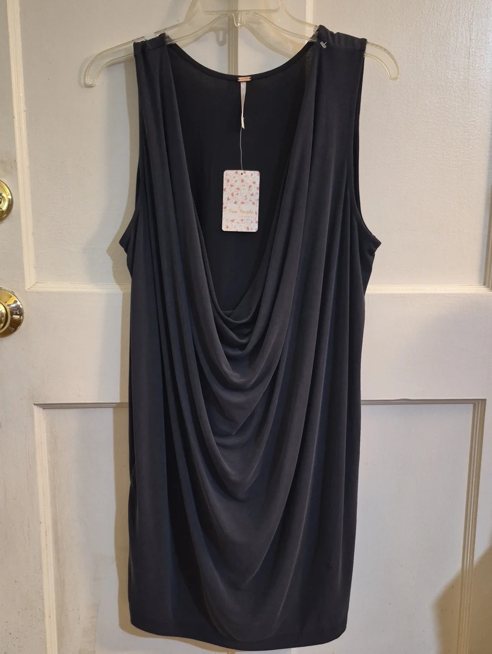Free People Cowl Tank Mini Dress